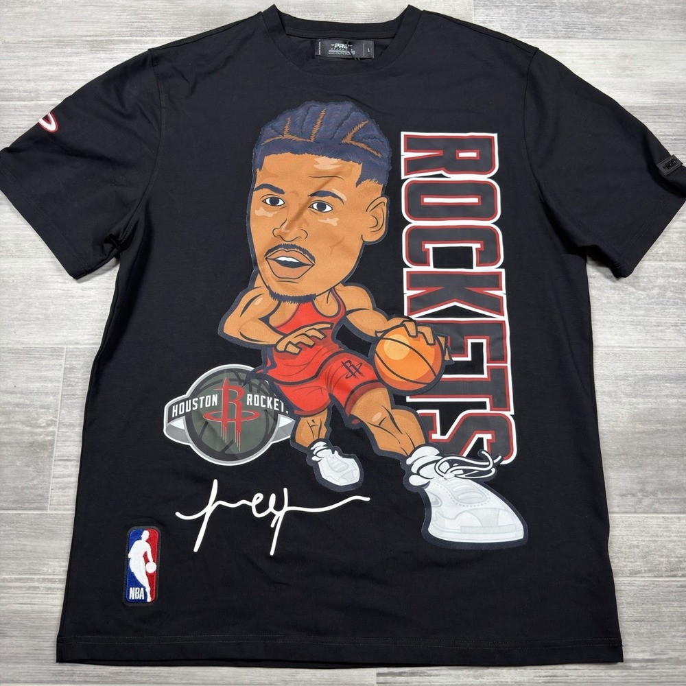 PRO STANDARD NBA HOUSTON ROCKETS JALEN GREEN #4 DRIVE SINGLE JERSEY TEE LARGE